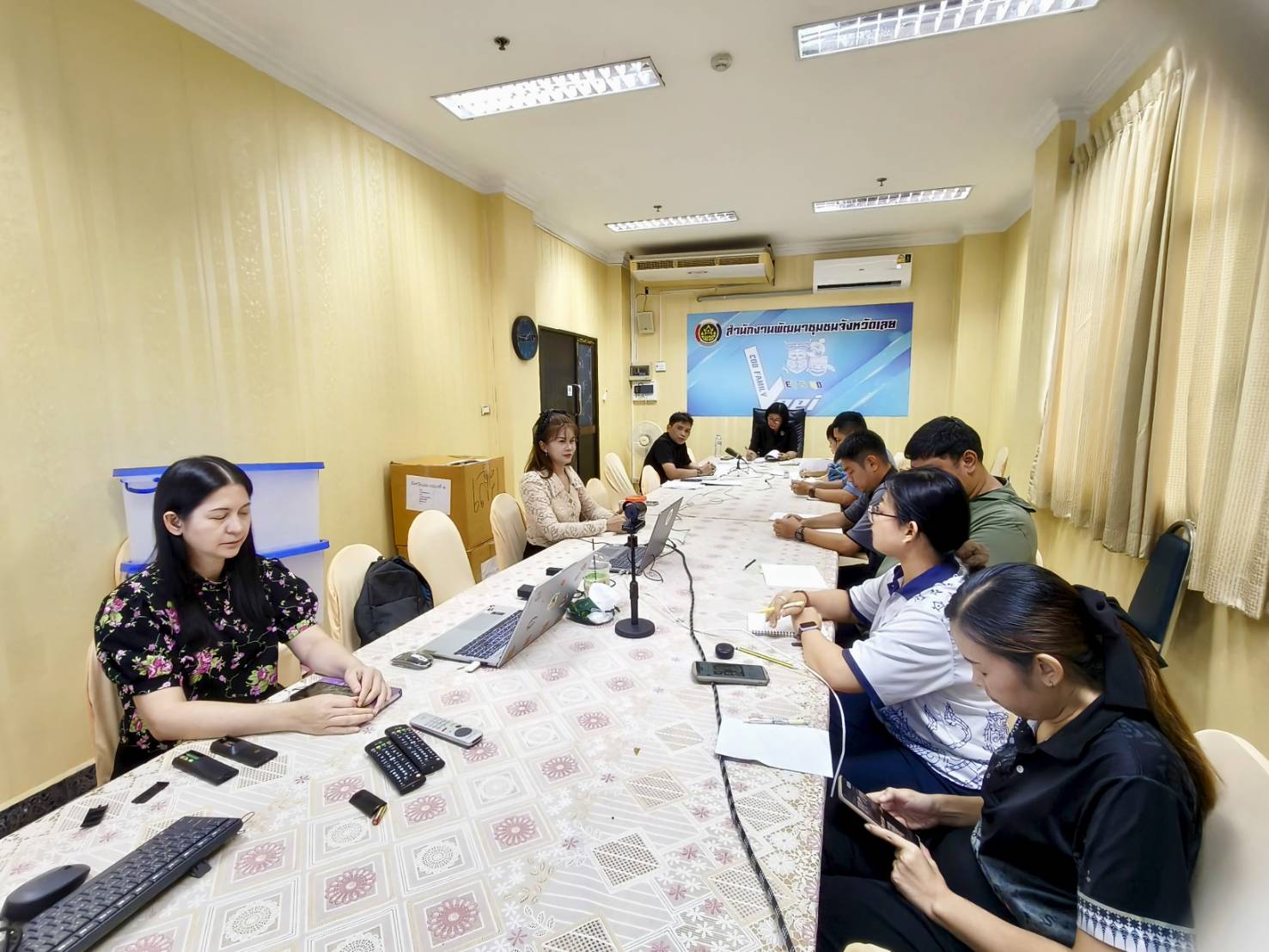 พช.เลย ซักซ้อมพิธีมอบเงินพระราชทานขวัญถุงกองทุนแม่ของแผ่นดิน เตรียมความพร้อม 45 กองทุน เชื่อมพลัง 14 อำเภอ จัดพิธีอย่างพร้อมเพรียง สมพระเกียรติ